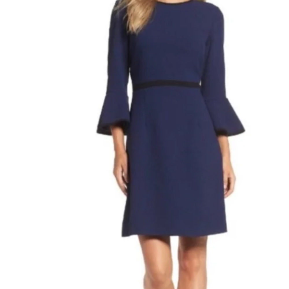 Eliza J Navy Blue Cocktail Dress Size 4 / Excellent Condition